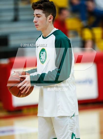 Thumbnail 1 in St. Mary's vs Christ the King (Hoophall West Invitational) photogallery.