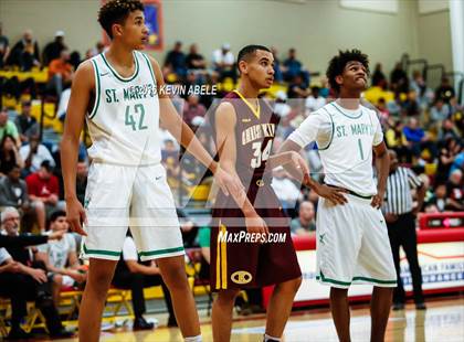 Thumbnail 3 in St. Mary's vs Christ the King (Hoophall West Invitational) photogallery.
