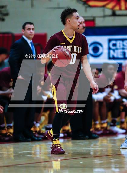 Thumbnail 3 in St. Mary's vs Christ the King (Hoophall West Invitational) photogallery.