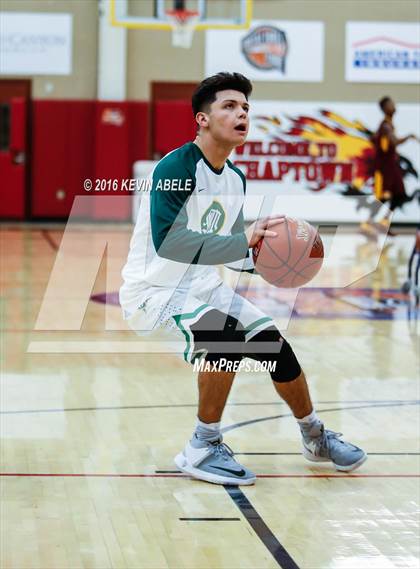 Thumbnail 3 in St. Mary's vs Christ the King (Hoophall West Invitational) photogallery.