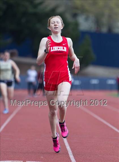 Thumbnail 1 in Lake Oswego Invitational (Girls Track Events) photogallery.