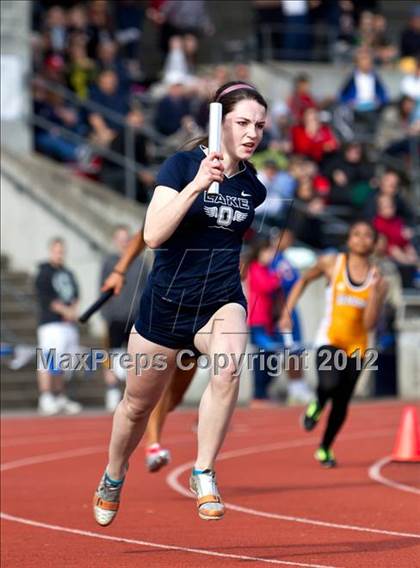 Thumbnail 2 in Lake Oswego Invitational (Girls Track Events) photogallery.