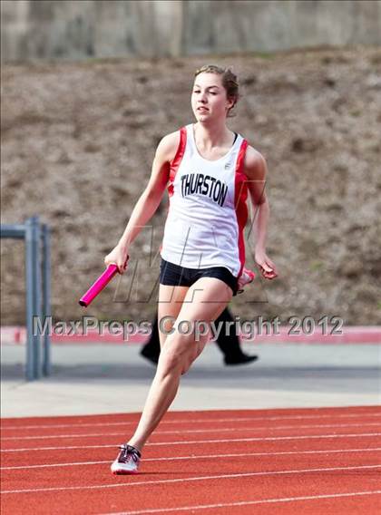 Thumbnail 2 in Lake Oswego Invitational (Girls Track Events) photogallery.