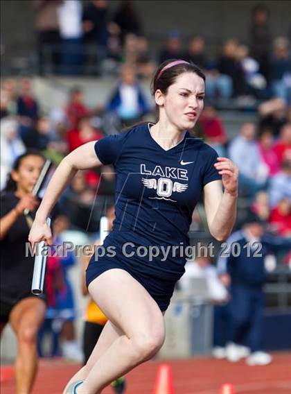 Thumbnail 1 in Lake Oswego Invitational (Girls Track Events) photogallery.