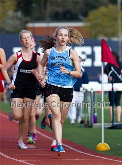 Thumbnail 2 in Lake Oswego Invitational (Girls Track Events) photogallery.