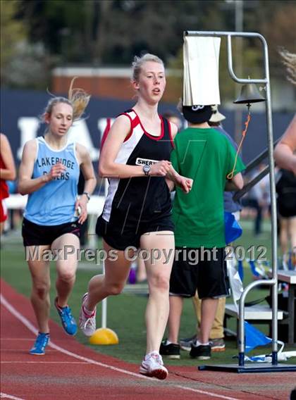 Thumbnail 2 in Lake Oswego Invitational (Girls Track Events) photogallery.
