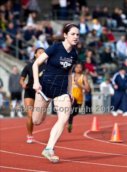 Thumbnail 3 in Lake Oswego Invitational (Girls Track Events) photogallery.