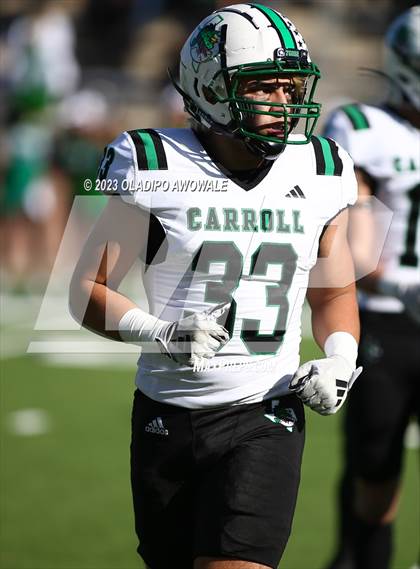 Thumbnail 2 in DeSoto vs. Southlake Carroll (UIL 6A Football Div II State Semi-Finals) photogallery.