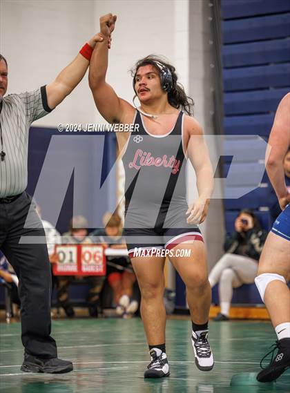 Thumbnail 2 in Cheyenne vs. Liberty (Spring Valley Duals Round 1) photogallery.
