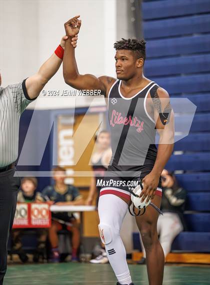 Thumbnail 1 in Cheyenne vs. Liberty (Spring Valley Duals Round 1) photogallery.