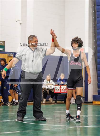 Thumbnail 1 in Cheyenne vs. Liberty (Spring Valley Duals Round 1) photogallery.