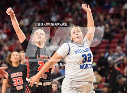 Thumbnail 1 in Millard North vs. Lincoln High (NSAA Class A Semifinal) photogallery.