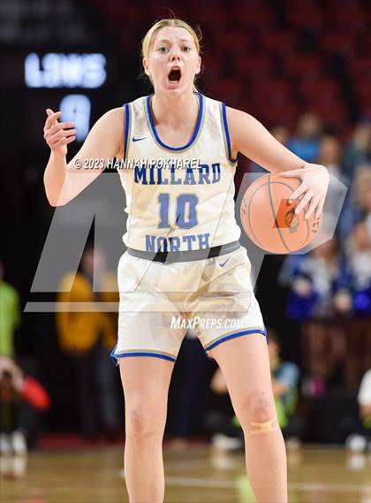 Thumbnail 2 in Millard North vs. Lincoln High (NSAA Class A Semifinal) photogallery.