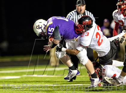 Thumbnail 2 in Pleasure Ridge Park @ Campbell County (KHSAA Commonwealth Gridiron Bowl) photogallery.
