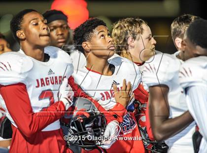 Thumbnail 2 in Horn @ Dallas Jesuit (UIL 6A Bi-District Playoff) photogallery.