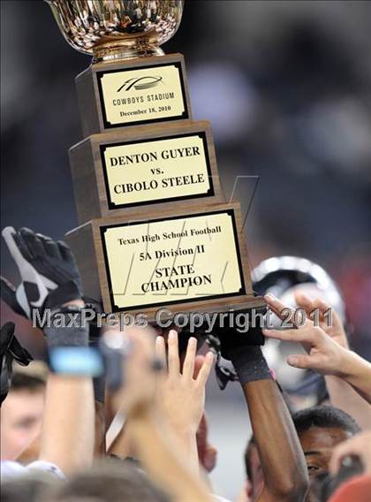 Thumbnail 3 in Guyer vs. Steele (UIL 5A Division 2 Final) photogallery.