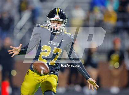 Thumbnail 1 in Carrollton vs. Walton (GHSA 7A Quarterfinals) photogallery.