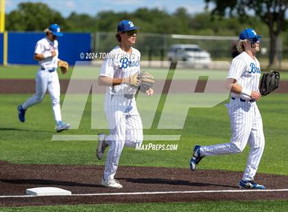 Thumbnail 3 in Holliday vs. Brock (UIL Baseball 3A Region 1 Regional Quarterfinal Playoff Game 1) photogallery.