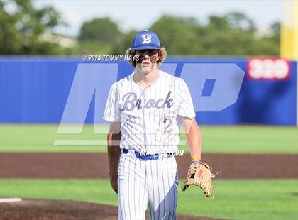 Thumbnail 2 in Holliday vs. Brock (UIL Baseball 3A Region 1 Regional Quarterfinal Playoff Game 1) photogallery.