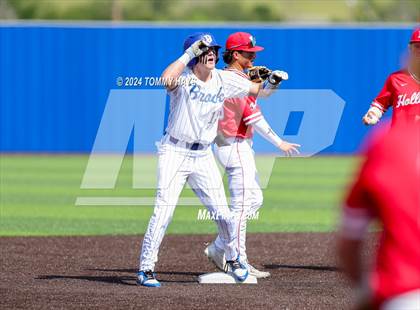 Thumbnail 2 in Holliday vs. Brock (UIL Baseball 3A Region 1 Regional Quarterfinal Playoff Game 1) photogallery.