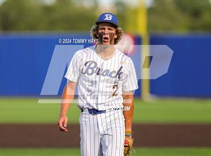 Thumbnail 3 in Holliday vs. Brock (UIL Baseball 3A Region 1 Regional Quarterfinal Playoff Game 1) photogallery.
