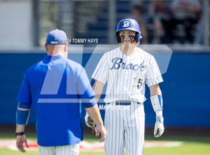 Thumbnail 2 in Holliday vs. Brock (UIL Baseball 3A Region 1 Regional Quarterfinal Playoff Game 1) photogallery.