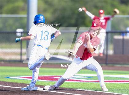 Thumbnail 1 in Holliday vs. Brock (UIL Baseball 3A Region 1 Regional Quarterfinal Playoff Game 1) photogallery.