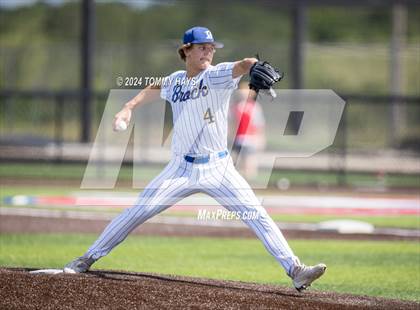 Thumbnail 1 in Holliday vs. Brock (UIL Baseball 3A Region 1 Regional Quarterfinal Playoff Game 1) photogallery.
