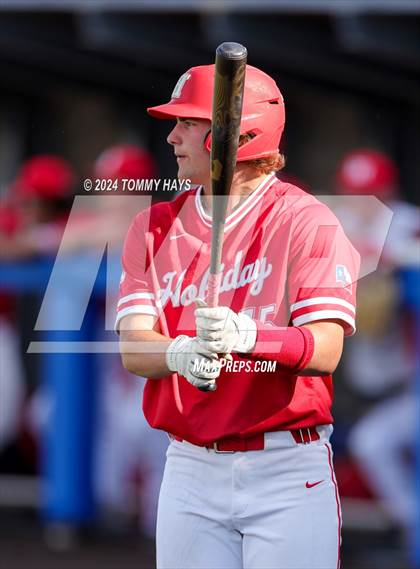Thumbnail 2 in Holliday vs. Brock (UIL Baseball 3A Region 1 Regional Quarterfinal Playoff Game 1) photogallery.