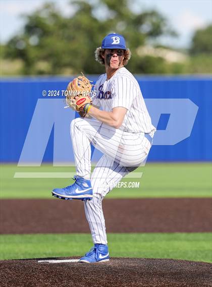Thumbnail 1 in Holliday vs. Brock (UIL Baseball 3A Region 1 Regional Quarterfinal Playoff Game 1) photogallery.