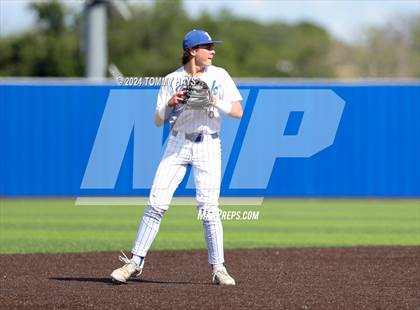 Thumbnail 2 in Holliday vs. Brock (UIL Baseball 3A Region 1 Regional Quarterfinal Playoff Game 1) photogallery.