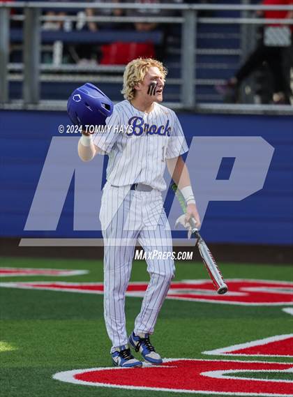 Thumbnail 3 in Holliday vs. Brock (UIL Baseball 3A Region 1 Regional Quarterfinal Playoff Game 1) photogallery.