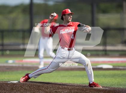 Thumbnail 3 in Holliday vs. Brock (UIL Baseball 3A Region 1 Regional Quarterfinal Playoff Game 1) photogallery.