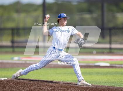 Thumbnail 2 in Holliday vs. Brock (UIL Baseball 3A Region 1 Regional Quarterfinal Playoff Game 1) photogallery.