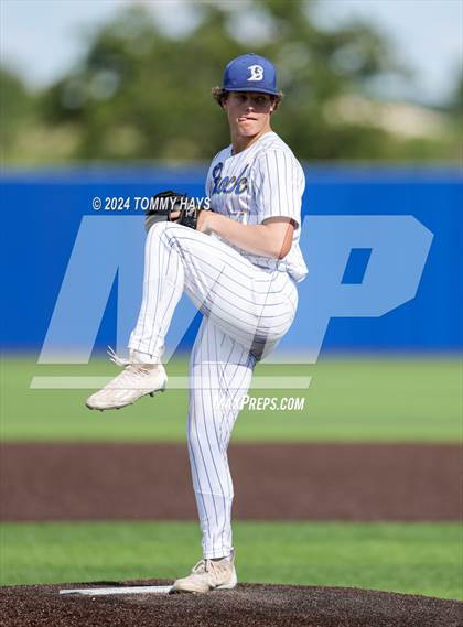 Thumbnail 2 in Holliday vs. Brock (UIL Baseball 3A Region 1 Regional Quarterfinal Playoff Game 1) photogallery.