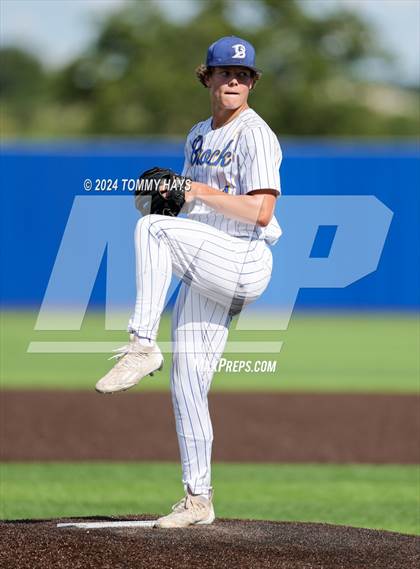 Thumbnail 1 in Holliday vs. Brock (UIL Baseball 3A Region 1 Regional Quarterfinal Playoff Game 1) photogallery.