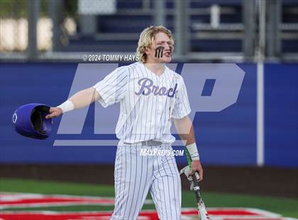 Thumbnail 1 in Holliday vs. Brock (UIL Baseball 3A Region 1 Regional Quarterfinal Playoff Game 1) photogallery.