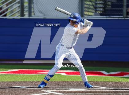 Thumbnail 2 in Holliday vs. Brock (UIL Baseball 3A Region 1 Regional Quarterfinal Playoff Game 1) photogallery.
