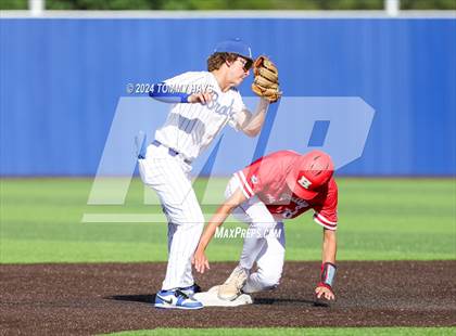 Thumbnail 3 in Holliday vs. Brock (UIL Baseball 3A Region 1 Regional Quarterfinal Playoff Game 1) photogallery.