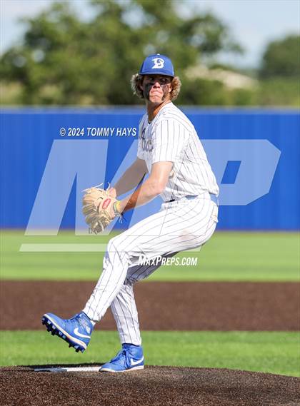 Thumbnail 1 in Holliday vs. Brock (UIL Baseball 3A Region 1 Regional Quarterfinal Playoff Game 1) photogallery.
