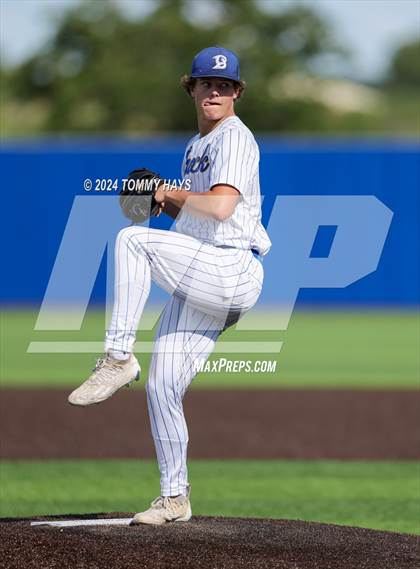 Thumbnail 3 in Holliday vs. Brock (UIL Baseball 3A Region 1 Regional Quarterfinal Playoff Game 1) photogallery.