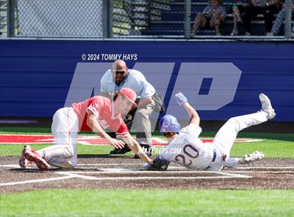 Thumbnail 1 in Holliday vs. Brock (UIL Baseball 3A Region 1 Regional Quarterfinal Playoff Game 1) photogallery.