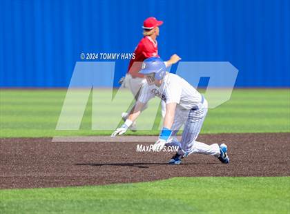 Thumbnail 3 in Holliday vs. Brock (UIL Baseball 3A Region 1 Regional Quarterfinal Playoff Game 1) photogallery.
