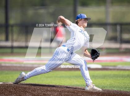 Thumbnail 2 in Holliday vs. Brock (UIL Baseball 3A Region 1 Regional Quarterfinal Playoff Game 1) photogallery.