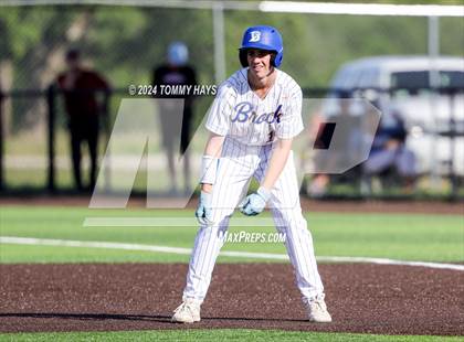 Thumbnail 2 in Holliday vs. Brock (UIL Baseball 3A Region 1 Regional Quarterfinal Playoff Game 1) photogallery.