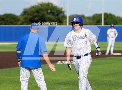 Thumbnail 3 in Holliday vs. Brock (UIL Baseball 3A Region 1 Regional Quarterfinal Playoff Game 1) photogallery.