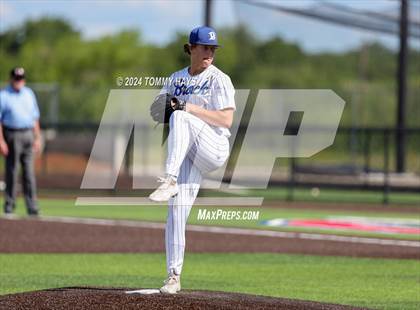 Thumbnail 2 in Holliday vs. Brock (UIL Baseball 3A Region 1 Regional Quarterfinal Playoff Game 1) photogallery.