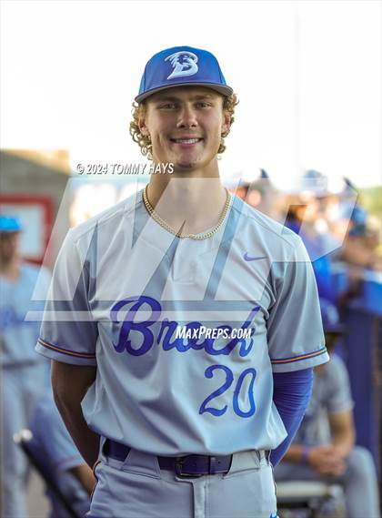 Thumbnail 2 in Holliday vs. Brock (UIL Baseball 3A Region 1 Regional Quarterfinal Playoff Game 1) photogallery.