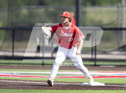 Thumbnail 1 in Holliday vs. Brock (UIL Baseball 3A Region 1 Regional Quarterfinal Playoff Game 1) photogallery.
