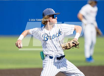Thumbnail 1 in Holliday vs. Brock (UIL Baseball 3A Region 1 Regional Quarterfinal Playoff Game 1) photogallery.